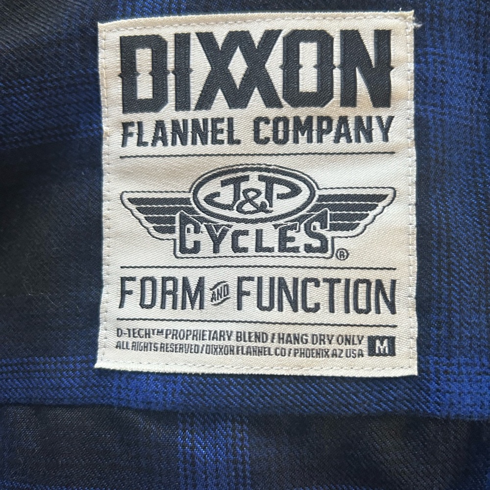 Dixxon Flannel - blue & black - Picture 3 of 3